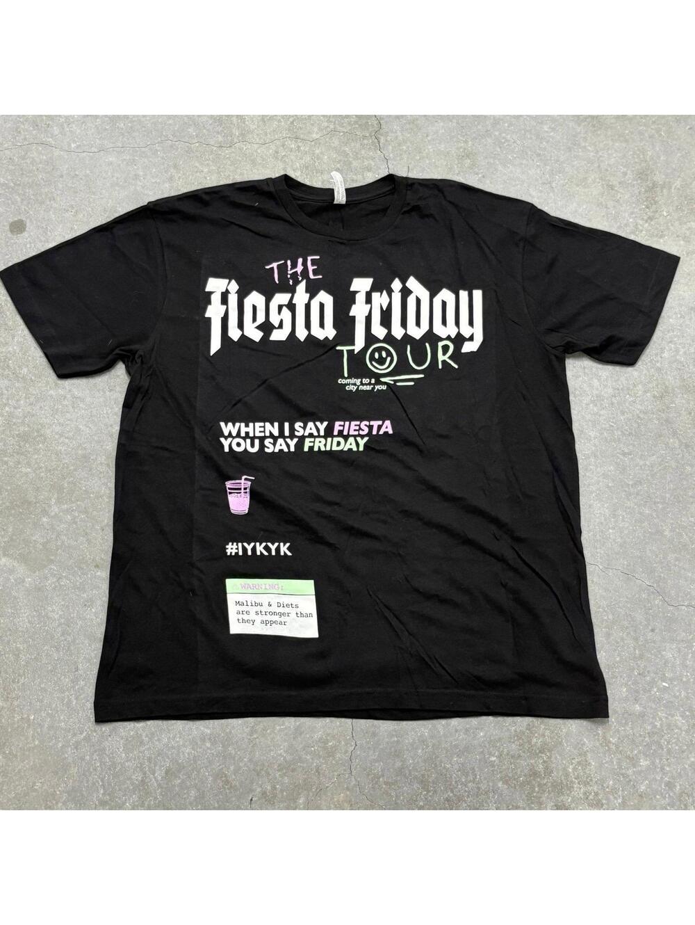 Live And Tell Apparel The Fiesta Friday Tour T Shirt
